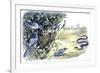 Birds: Passeriformes, Family of Western Scrub-Jay (Aphelocoma Californica)-null-Framed Giclee Print