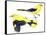 Birds: Passeriformes, Golden Oriole (Oriolus Oriolus)-null-Framed Stretched Canvas