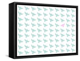 Birds Seamless Pattern-Sira Anamwong-Framed Stretched Canvas