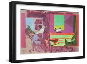 Birds Together, 1971-David Alan Redpath Michie-Framed Giclee Print