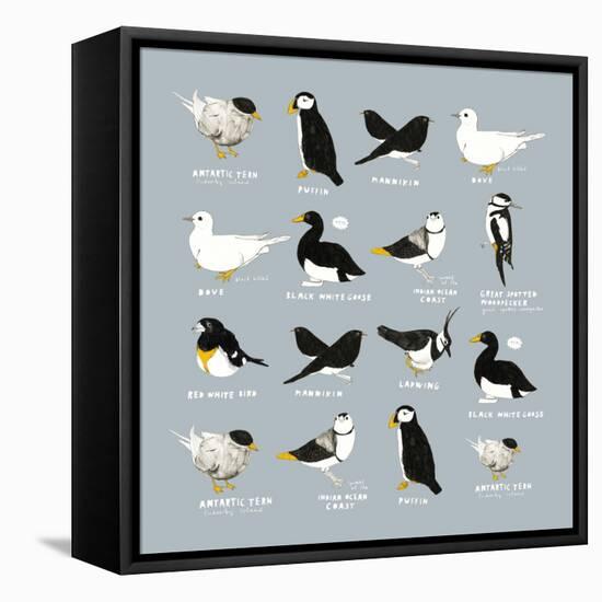 Birds-Hanna Melin-Framed Stretched Canvas