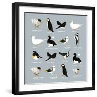 Birds-Hanna Melin-Framed Giclee Print