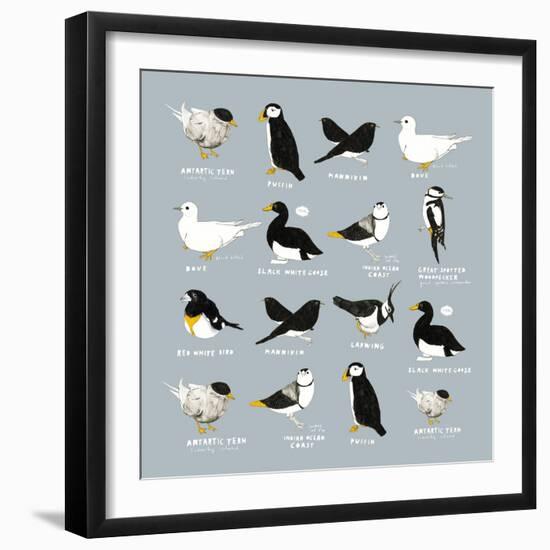 Birds-Hanna Melin-Framed Giclee Print