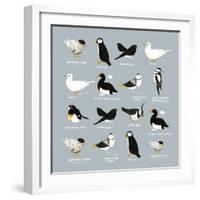 Birds-Hanna Melin-Framed Giclee Print