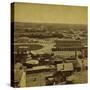Birdseye View "Los Angeles' California Ca 1870's With Pico House-H.T. Payne-Stretched Canvas