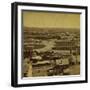 Birdseye View "Los Angeles' California Ca 1870's With Pico House-H.T. Payne-Framed Art Print