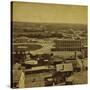 Birdseye View "Los Angeles' California Ca 1870's With Pico House-H.T. Payne-Stretched Canvas