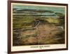 Birdseye View Of Newark, New Jersey 1916-Vintage Lavoie-Framed Giclee Print