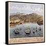 Birdseye View Of San Francisco 1847-Vintage Lavoie-Framed Stretched Canvas