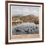 Birdseye View Of San Francisco 1847-Vintage Lavoie-Framed Giclee Print