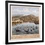 Birdseye View Of San Francisco 1847-Vintage Lavoie-Framed Giclee Print