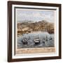 Birdseye View Of San Francisco 1847-Vintage Lavoie-Framed Giclee Print