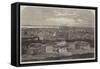 Birdseye View of the City of Washington, with the Capitol in the Foreground-George Henry Andrews-Framed Stretched Canvas