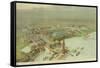 Birdseye View. World's Columbian Exposition, Chicago, 1893-null-Framed Stretched Canvas