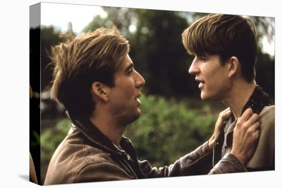 BIRDY, 1984 directed by ALAN PARKER Nicolas Cage and Matthew Modine (photo)-null-Stretched Canvas