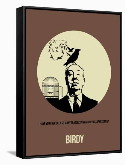 Birdy Poster 1-Anna Malkin-Framed Stretched Canvas