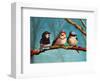 Birdz In Da Hood-Lucia Heffernan-Framed Art Print