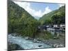 Birethanti Village, and Modi River Valley, Annapurna Sanctuary Region, Himalayas, Nepal, Asia-Peter Barritt-Mounted Photographic Print
