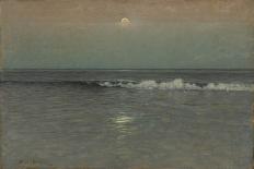 Night Sinks on the Sea, 1896-Birge Harrison-Framed Giclee Print