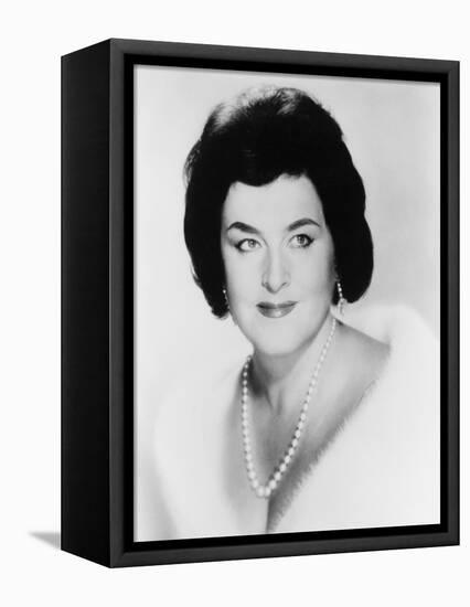 Birgit Nilsson, Swedish Soprano, Famous for Her Operatic Performances of Wagnerian Roles-null-Framed Stretched Canvas