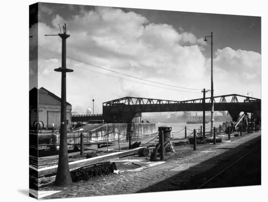 Birkenhead Cattle Bridge-null-Stretched Canvas