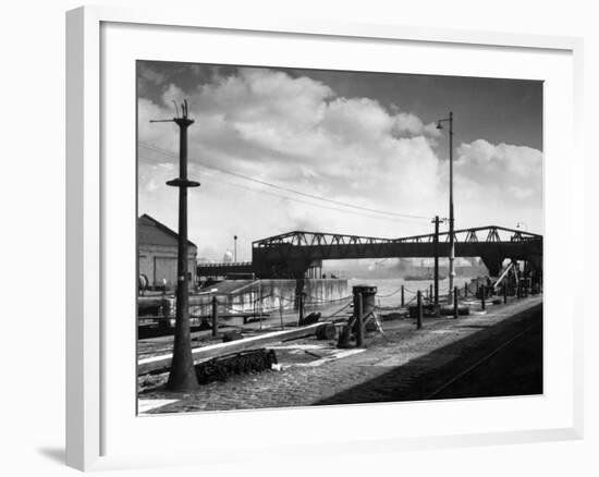 Birkenhead Cattle Bridge-null-Framed Photographic Print