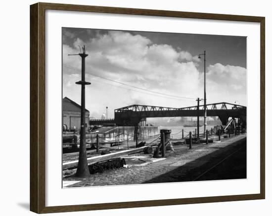 Birkenhead Cattle Bridge-null-Framed Photographic Print