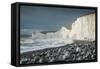 Birling Gap and the Seven Sisters chalk cliffs, East Sussex, South Downs National Park, England-Ben Pipe-Framed Stretched Canvas