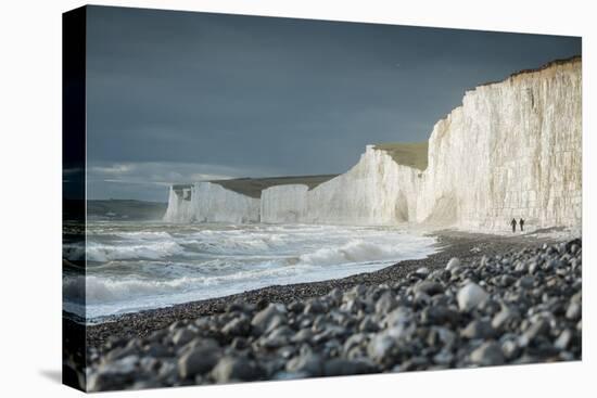 Birling Gap and the Seven Sisters chalk cliffs, East Sussex, South Downs National Park, England-Ben Pipe-Stretched Canvas