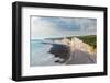 Birling Gap beach, Seven Sisters chalk cliffs, South Downs National Park, East Sussex, England-Paolo Graziosi-Framed Photographic Print