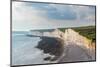 Birling Gap beach, Seven Sisters chalk cliffs, South Downs National Park, East Sussex, England-Paolo Graziosi-Mounted Photographic Print