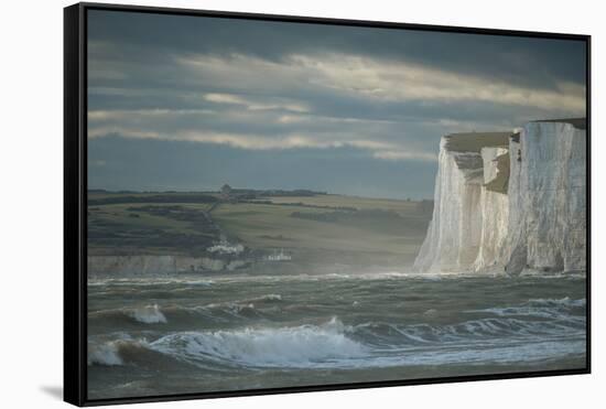 Birling Gap, East Sussex, South Downs National Park, England, United Kingdom, Europe-Ben Pipe-Framed Stretched Canvas