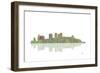 Birmingham Alabama Skyline 1-Marlene Watson-Framed Giclee Print