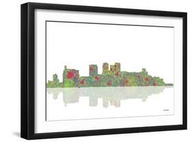 Birmingham Alabama Skyline 1-Marlene Watson-Framed Giclee Print