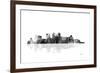 Birmingham Alabama Skyline BG 1-Marlene Watson-Framed Giclee Print