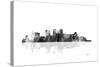 Birmingham Alabama Skyline BG 1-Marlene Watson-Stretched Canvas