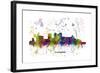 Birmingham Alabama Skyline MCLR 1-Marlene Watson-Framed Giclee Print