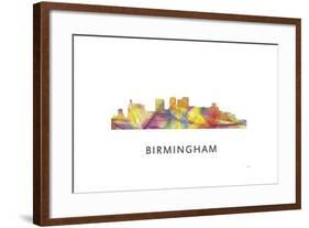 Birmingham Alabama Skyline-Marlene Watson-Framed Giclee Print