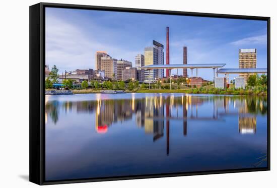 Birmingham, Alabama, USA City Skyline.-SeanPavonePhoto-Framed Stretched Canvas