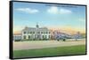 Birmingham, Alabama - View of the Municipal Airport-Lantern Press-Framed Stretched Canvas