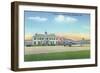 Birmingham, Alabama - View of the Municipal Airport-Lantern Press-Framed Art Print