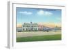 Birmingham, Alabama - View of the Municipal Airport-Lantern Press-Framed Art Print