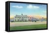 Birmingham, Alabama - View of the Municipal Airport-Lantern Press-Framed Stretched Canvas