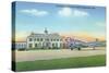 Birmingham, Alabama - View of the Municipal Airport-Lantern Press-Stretched Canvas