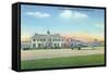 Birmingham, Alabama - View of the Municipal Airport-Lantern Press-Framed Stretched Canvas