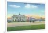 Birmingham, Alabama - View of the Municipal Airport-Lantern Press-Framed Art Print