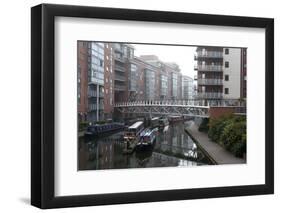Birmingham Canal Navigations (BCN), Birmingham, West Midlands, England, United Kingdom, Europe-Graham Lawrence-Framed Photographic Print