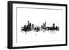 Birmingham England Skyline-Michael Tompsett-Framed Art Print