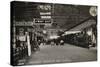 Birmingham Express at Rugby Platform-null-Stretched Canvas