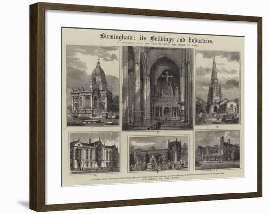 Birmingham, its Buildings and Industries-Henry William Brewer-Framed Giclee Print